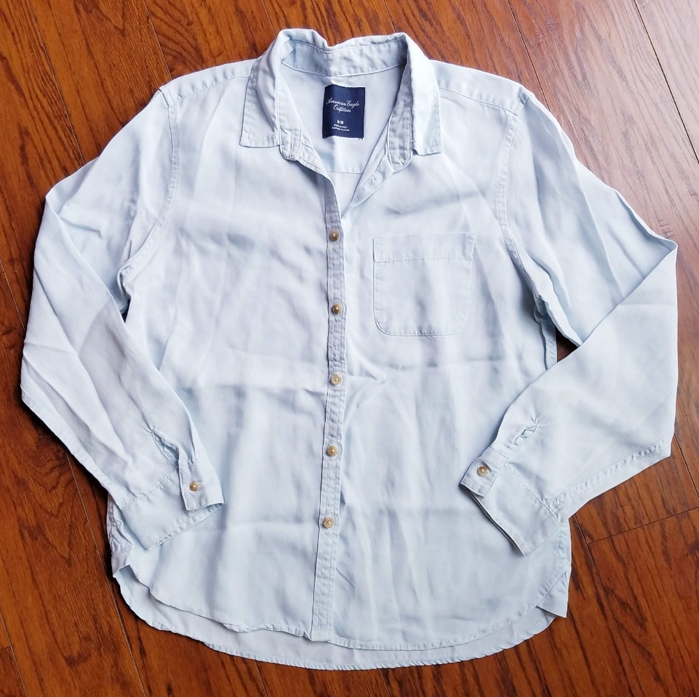 Lightwash Button Down